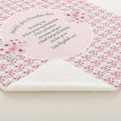 GIFT – 孫からの祖母の詩 – カスタム シェルパブランケット (3/4)