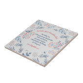 GIFT – 孫からの祖母の詩 – カスタム タイル (側面)