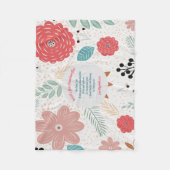 GIFT – 孫からの祖母の詩 – カスタム フリースブランケット (正面)