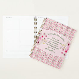 GIFT – 孫からの祖母の詩 – カスタム プランナー手帳