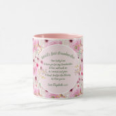 GIFT – 孫からの祖母の詩 – カスタム マグカップ (中央)