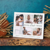 Gift 最高の For パパ Ever Family モダン Photo Collage フォトプラーク (側面)