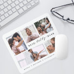 Gift 最高の For パパ Ever Family モダン Photo Collage マウスパッド<br><div class="desc">あなたの素晴らしいパパを示す彼が私たちの"スタイリッシュパパエバー最高の"のカスタム5フォトコラージュのマウスパッドと一緒に素晴らしく愛している。このデザインは黒最高のタイポグラフィスタイリッシュデザインとカスタマイズお好みの家族の写真を含む「パパ・エバー」を備えている。父素晴らしの日、誕生日、記念日などへの贈り物！</div>