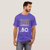 Gift 80 years birthday women Snail funny Tシャツ (正面フル)