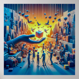 Gift Aloft：ツールボックス飛んでいる ポスター