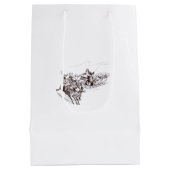 Gift Bag Christmas ミディアムペーパーバッグ (裏面)