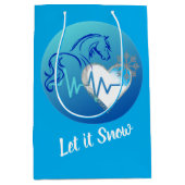 Gift Bag Let it Snow! ミディアムペーパーバッグ (正面)