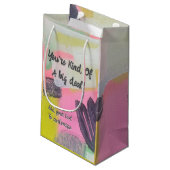 Gift bag says “you’re kind of a big deal” スモールペーパーバッグ (裏面アングル)