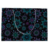 Gift bag "Snowflakes" ラージペーパーバッグ (裏面)
