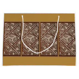 Gift Bag with Art of New Guinea ラージペーパーバッグ