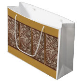 Gift Bag with Art of New Guinea ラージペーパーバッグ (正面アングル)