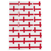 Gift Bag with England flag ミディアムペーパーバッグ (裏面)