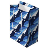 Gift Bag with flag of Columbia, SC, USA ミディアムペーパーバッグ (正面アングル)