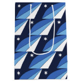 Gift Bag with flag of Columbia, SC, USA ミディアムペーパーバッグ (裏面)