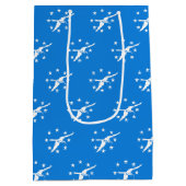 Gift Bag with flag of Corpus Christi, Texas, USA ミディアムペーパーバッグ (裏面)