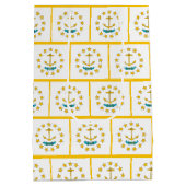 Gift Bag with flag of Rhode Island, USA ミディアムペーパーバッグ (裏面)