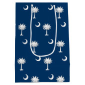 Gift Bag with flag of South Carolina, USA ミディアムペーパーバッグ (裏面)