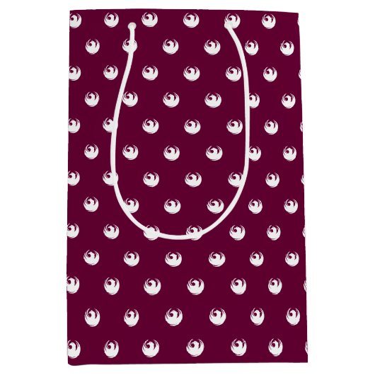 Gift Bag with Phoenix flag, USA ミディアムペーパーバッグ (正面)