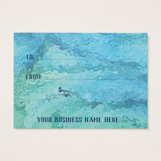 Gift Certificate Card Mighty, 3.5インチx 2.5インチ，標準 (裏面)