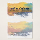 Gift Certificate Card Mighty, 3.5インチx 2.5インチ，標準 (正面&裏面)