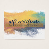 Gift Certificate Card Mighty, 3.5インチx 2.5インチ，標準 (正面)