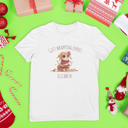 Gift Expert Funny Family Personalized Christmas Tシャツ