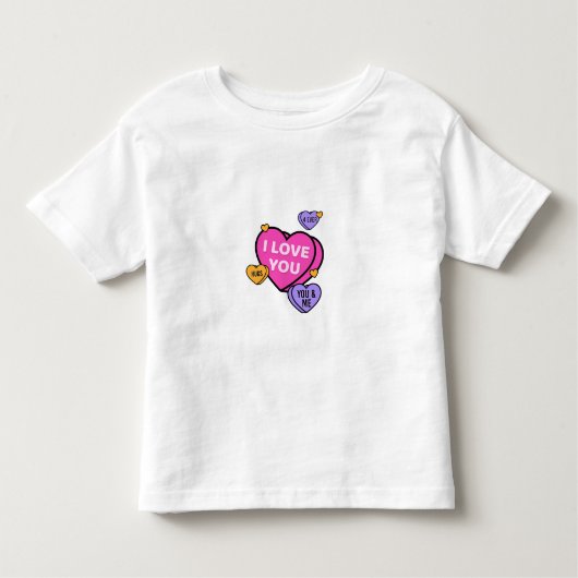 Gift for Boyfriend Gift for Girlfriend Valentine トドラーTシャツ (正面)
