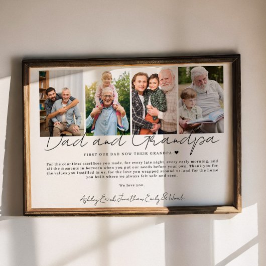 Gift for Dad And Grandpa from Kids and Grandkids ポスター