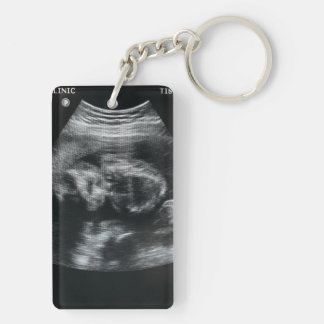 Gift for Dad-to-be Note from baby Custom Photo  キーホルダー