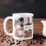 Gift For Daddy 最高の Ever Family Photo Collage Navy コーヒーマグカップ<br><div class="desc">私たちの"Daddy Ever"のスタイリッシュ8最高の写真コラージュのマカスタムグで彼がどんなに素晴らしく愛しているかあなたの素晴らしいパパを示しなさい。デザインは海軍の最高のタイポグラフィデザインに「Daddy Ever」を備えスタイリッシュて、ご自身の特別な家族の写真を8枚も含む。父素晴らしの日、誕生日、記念日などへの贈り物！</div>