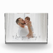 Gift for Daddy Father's Dayフォトコラージュ フォトブロック (正面)