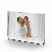 Gift for Daddy Father's Dayフォトコラージュ フォトブロック (右)