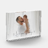 Gift for Daddy Father's Dayフォトコラージュ フォトブロック (左)