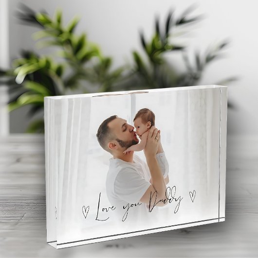 Gift for Daddy Father's Dayフォトコラージュ フォトブロック