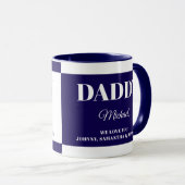 Gift for Daddy with  Names  マグカップ (正面右)