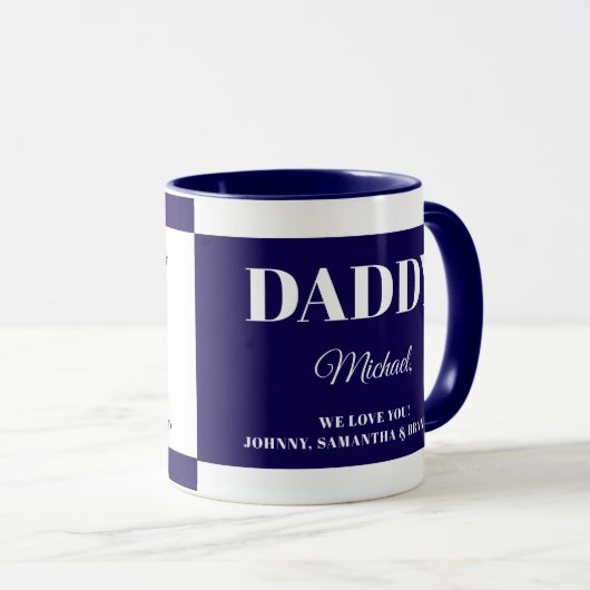 Gift for Daddy with  Names  マグカップ (正面右)