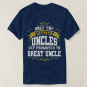Gift for First Time Great Uncle Uncles Great Uncle Tシャツ (デザイン正面)