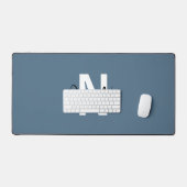 Gift for Girls – Personalized N with Name Naomi  デスクマット (キーボード&マウス)