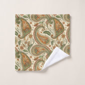 Gift for Grandparents Earthy Boho Bath Towel Style バスタオルセット (ウォッシュタオル)