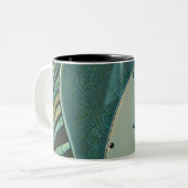 Gift for guitarist boyfriend ツートーンマグカップ (正面左)