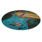 Gift for guitarist husband カッティングボード (角)