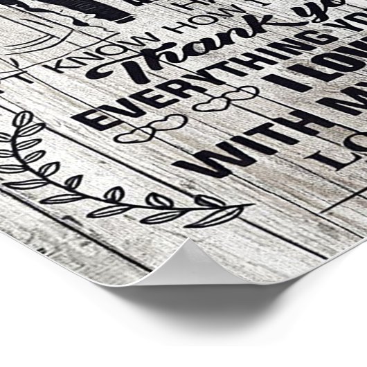 Gift For Husband | To My Husband Best Gift ポスター (角)