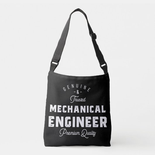 Gift for Mechanical Engineer クロスボディバッグ (正面)