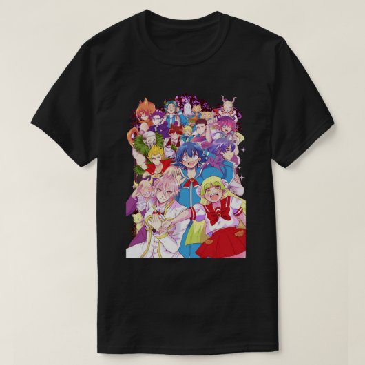 Gift For Men Mairimashita Iruma Teams Outro Welcom Tシャツ (デザイン正面)