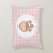 Gift For Mom,Best Mom Ever,Pink Checkered アクセントクッション (正面(垂直))