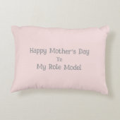 Gift For Mom,Best Mom Ever,Pink Checkered アクセントクッション (裏面)