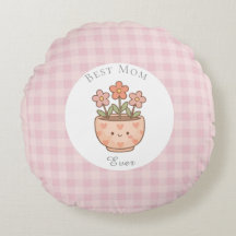 Gift For Mom,Best Mom Ever,Pink Checkered