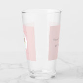 Gift For Mom,Best Mom Ever,Pink Checkered Glass タンブラーグラス (左)