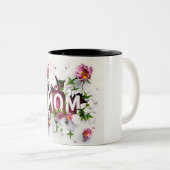 Gift for Mom for Mother's Day or Birthday Gift ツートーンマグカップ (正面右)