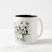 Gift for Mom for Mother's Day or Birthday Gift ツートーンマグカップ (正面右)